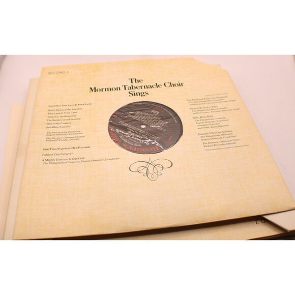 Vintage 1970s The Mormon Tabernacle Choir Sings Vinyl Records 1-5 Readers Digest - Picture 6 of 14
